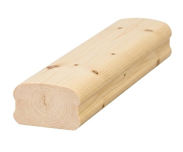 Solution Pine Ungrooved Handrail For Bracket Glass